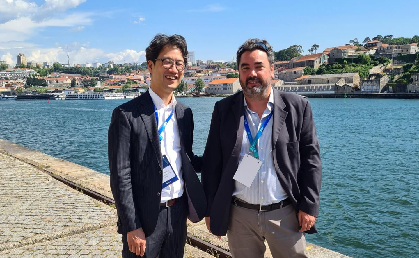 persona de icalia solutions con uno de los altos cargos de liferay en oporto