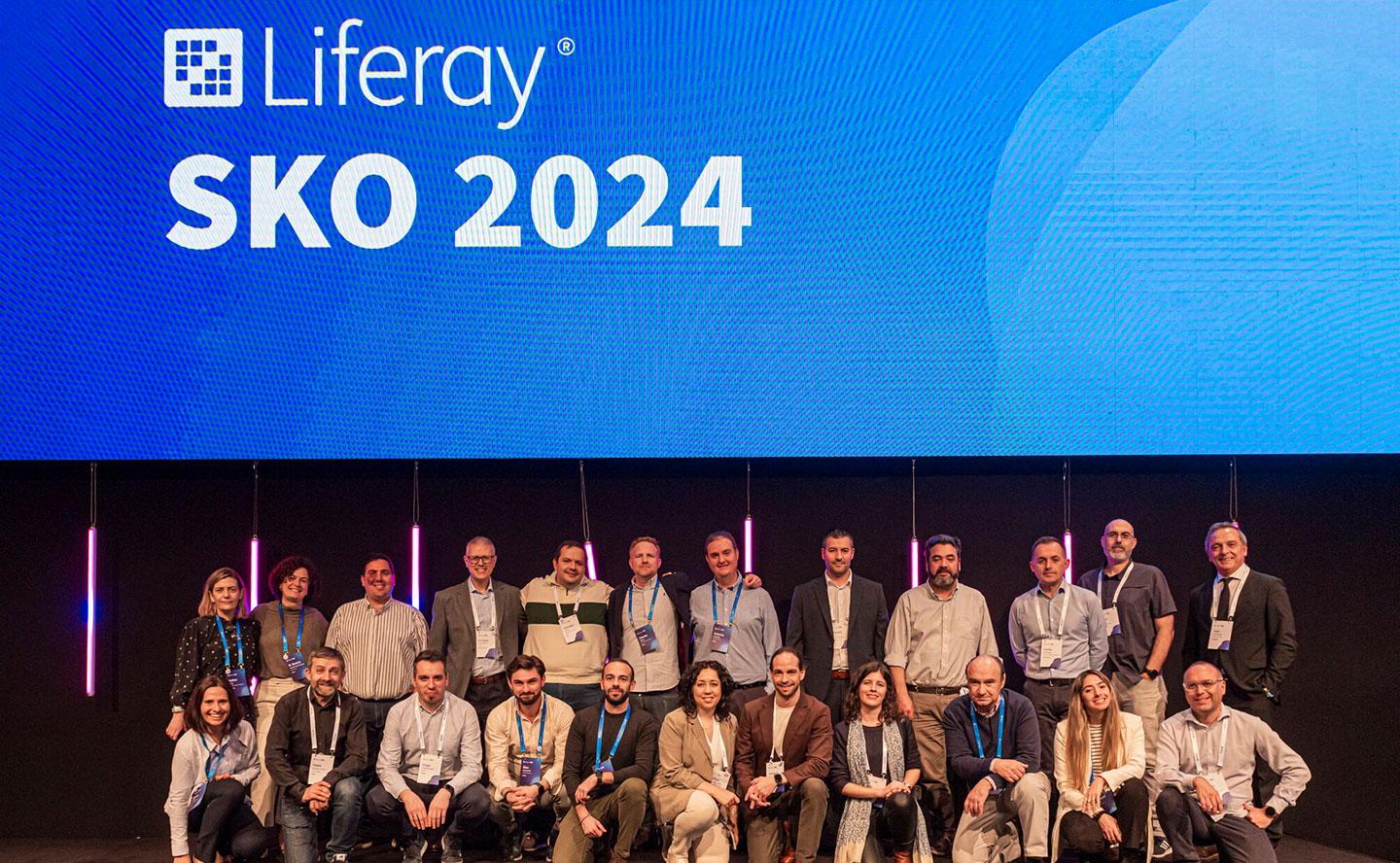 Personas en el Liferay SKO 2024 en Roma